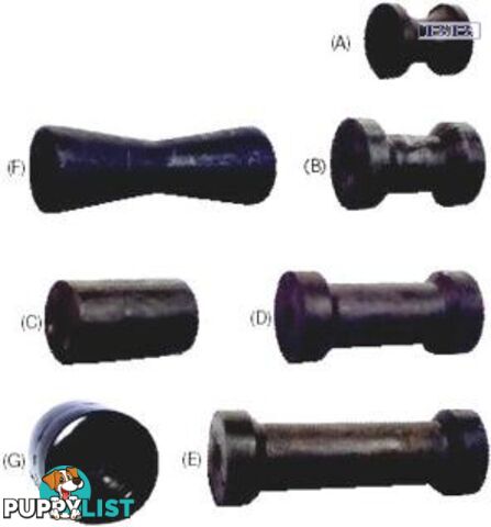 STD Rubber Keel Roller & Bush 113mm