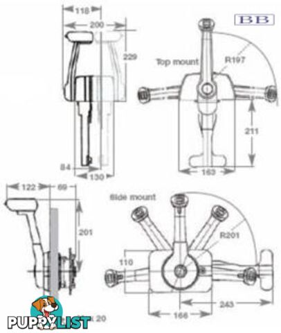 Replacement Handle for 306720 & 306724