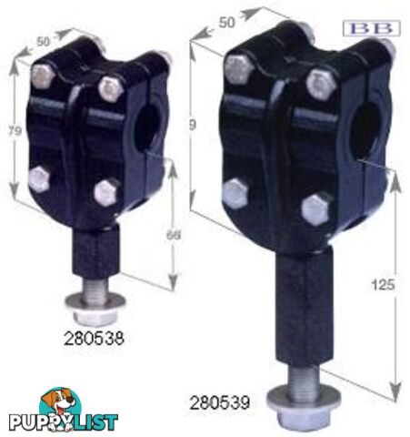 H/D Short Post Clamp Block