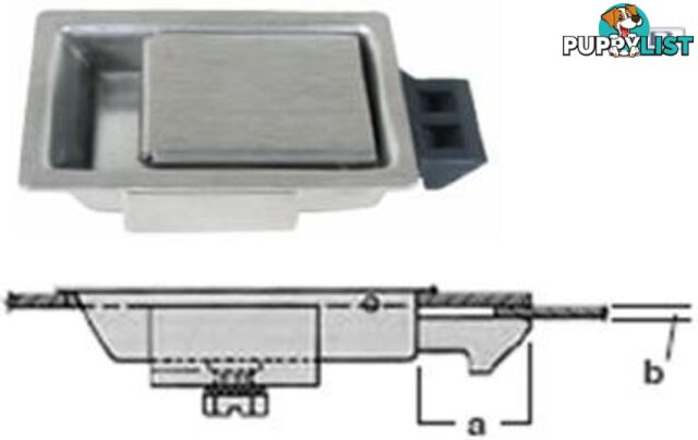 Flush Paddle Latch