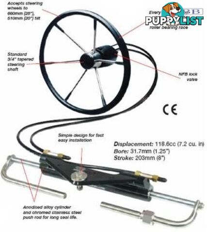 Boat hydraulic Baystar Plus Steering Kit