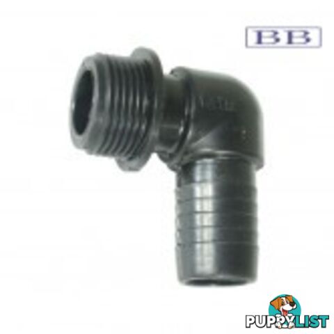 Hose Tail Œ_" BSP Elbow - Plastic