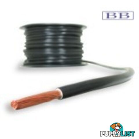 20.25mmŒ_ Black Battery Cable (30m)