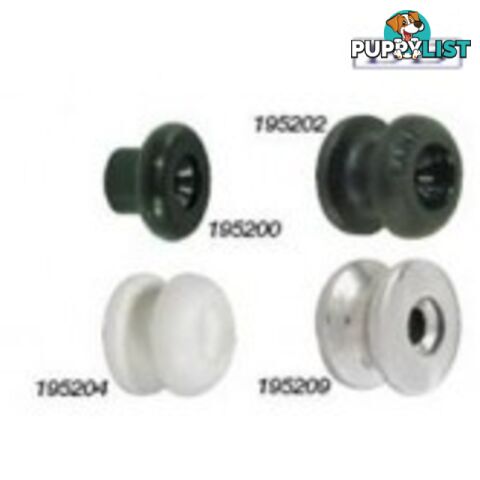 Shock Cord Button White 17mm