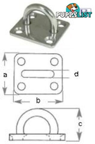 Square Pad Eye sm