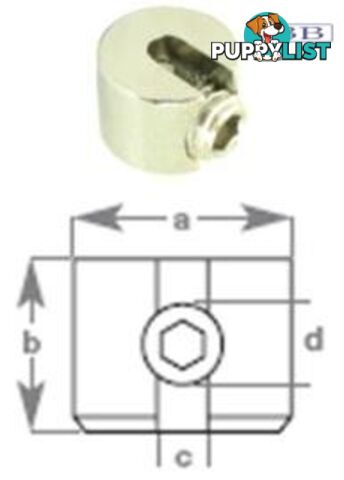 Adjustable Cable Stop 3.0~4.0mm wire