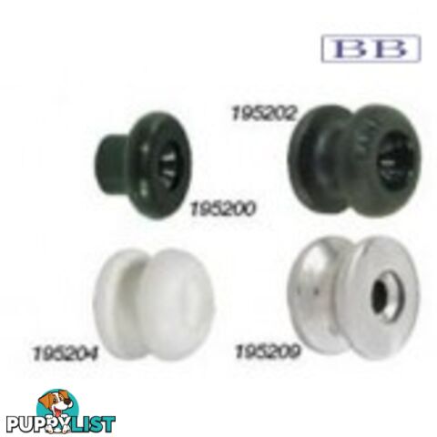 Shock Cord Button Black 16mm