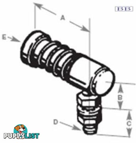 Ball joint-gold passivated steel suits 40 series