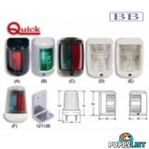 Bi-colour Nav Light White