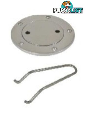 Deck Plate & Key stainless steel 174310