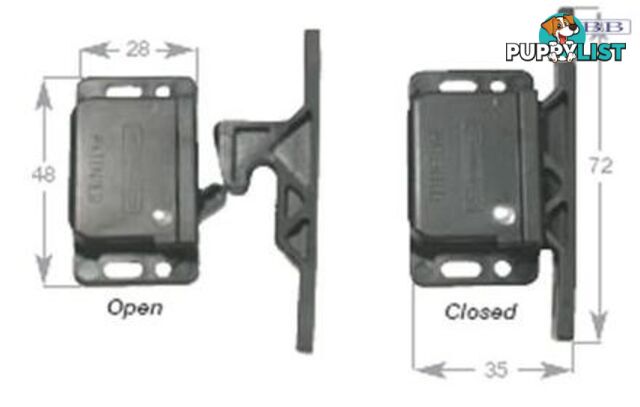 Push to Close Catches