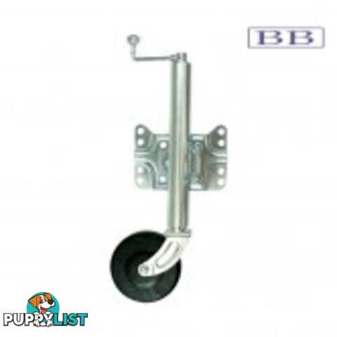 Jockey Wheel Swing Clamp - Solid wheel