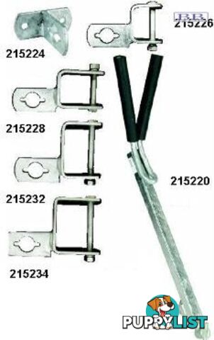 Trailer Fitting Clamp On - 50x25