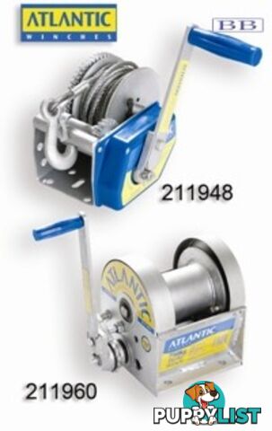 Atlantic Brake Winch 15:1 with No Cable - Large