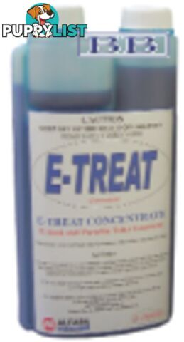 E-Treat chemical toilet treatment concentrate. etreat