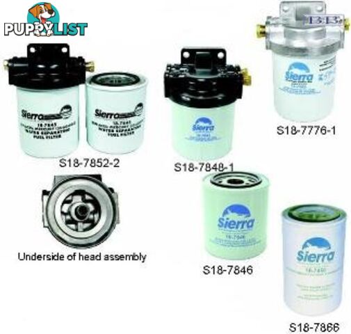 Complete filter kit Alloy 1/4"