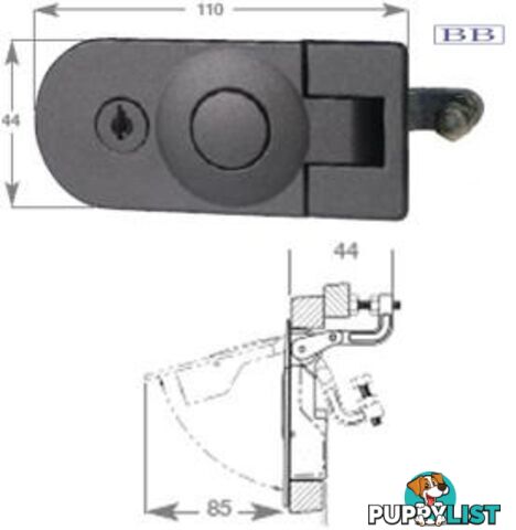 Sealed Lever Latches