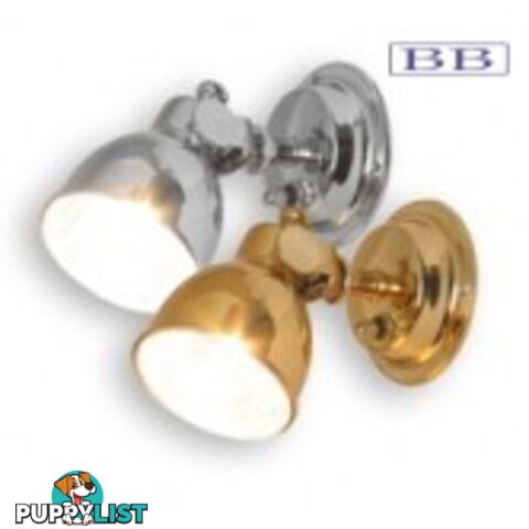 Halogen Bulkhead Light - Chrome