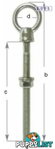 Eye Bolt S/S 10mm