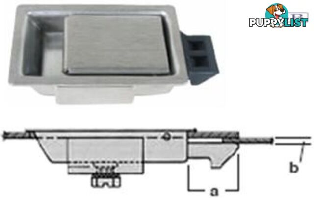 Flush Paddle Latches