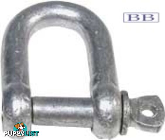 D shackle 8mm (5/16")