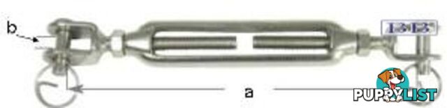 Turnbuckle Fork&Fork M6