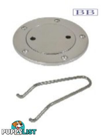 Deck Plate & Key stainless steel 174302