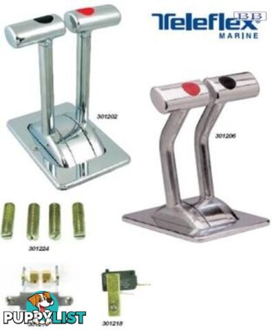 Boat remote Marine Twin Lever Top Mount Control, Straight Handle CH4400