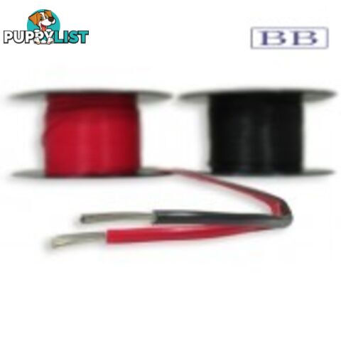 4.59mmŒ_ Red Single Core Tinned Wire (100m)