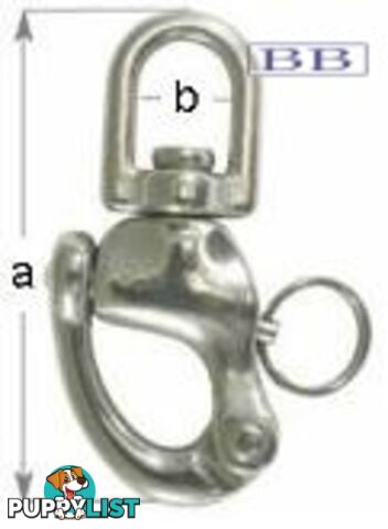 Swivel Snap Shackle - 125mm