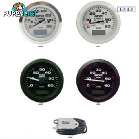 Marine Gauges Veethree Instruments GPS Speedometer