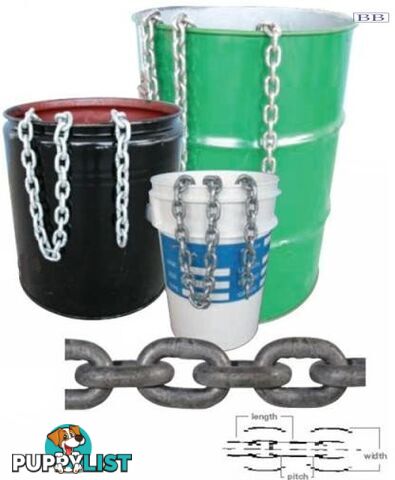 Short Link Gal Chain 50kg - 10mm