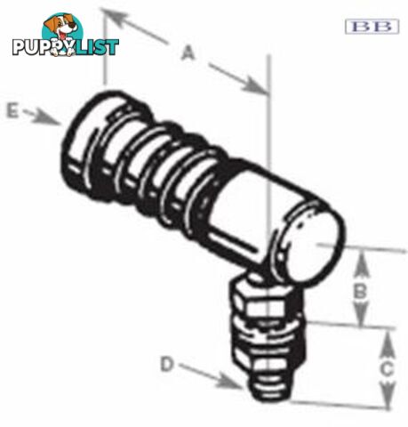 Ball joint-gold passivated steel suits 40 series