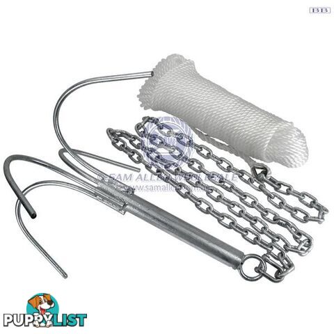 Reef Anchor Kit - Galvanised Heavy Duty 4 Prong