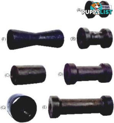 STD Rubber Keel Roller & Bush 152mm