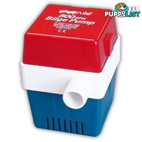 Marine RULE 800 BILGE PUMPS GPH SQUARE