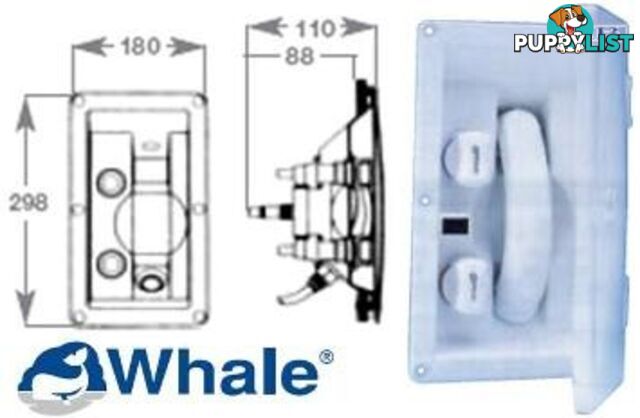 Marine Whale Mixer Swim-N-Rinse