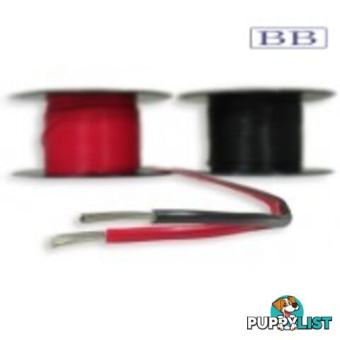 1.84mmŒ_ Red Single Core Tinned Wire (100m)