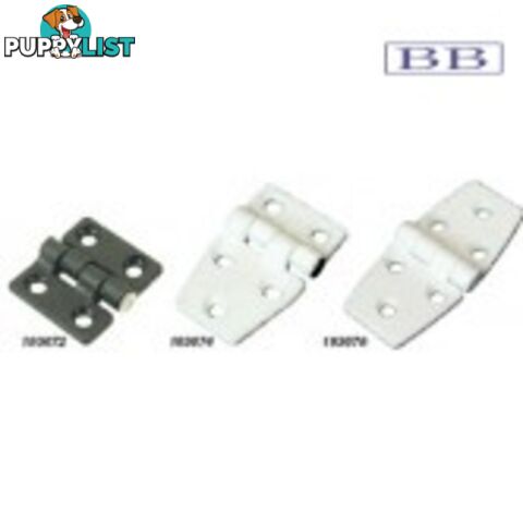 Cabin Hinge White 58mm