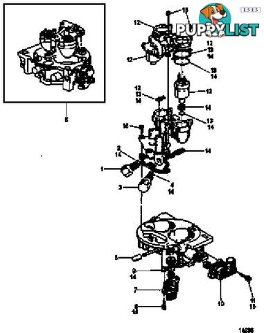 Throttle Body Injection service kit  TBI Rep 852957