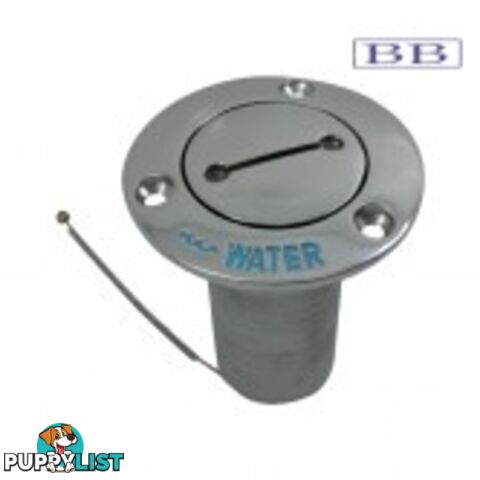 S/S Deck Filler Water 50mm