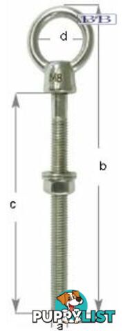 Eye Bolt S/S 12mm