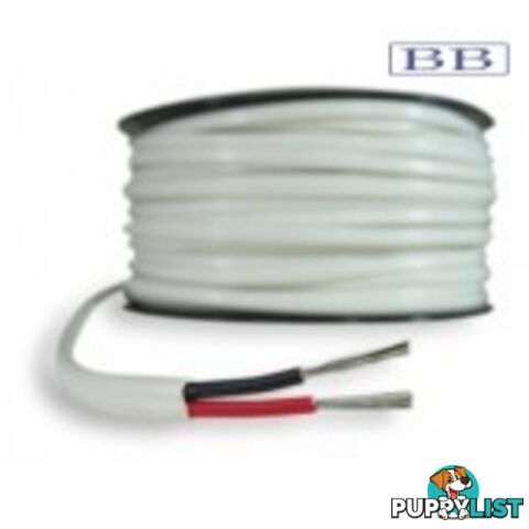 1.84mmŒ_ Sheathed Twin Core Tinned Wire (100m)