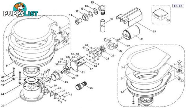 TMC Macerator Blade Set  (20, 20-1)