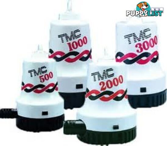 TMC Bilge Pumps 500 to 3000gph 12V