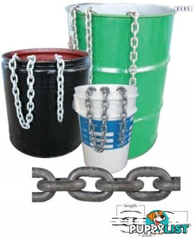 Short Link Gal Chain 50kg - 6mm