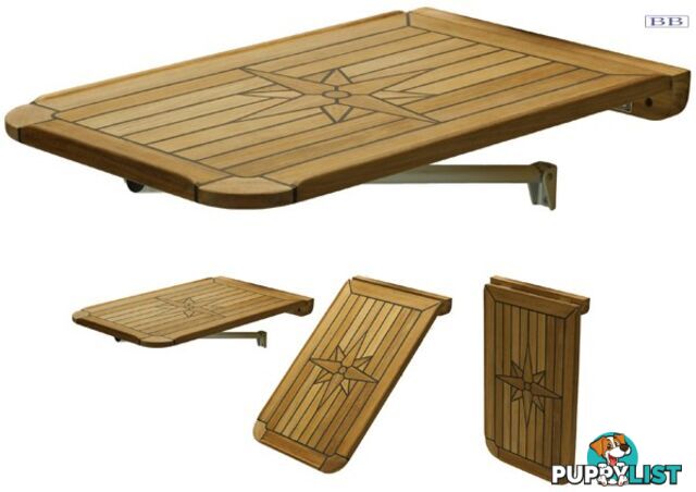 Marine TEAK Table tops Folding Balcony  139462