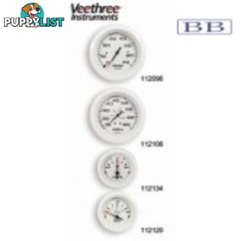 Marine gauges Oil pressure 0 - 80 psi