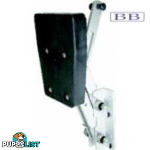 Outboard Motor Bracket - Anodised Alloy 10hp