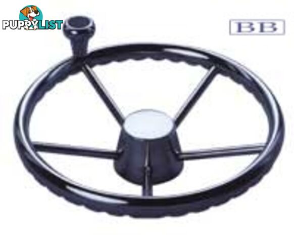 Steering wheel Five Spoke S/S - 340mm